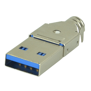 Same Sky (formerly CUI Devices)-UP3-AV-4-CM Connector USB Conn USB 3.2 Type A PL 9 POS (2mm/2.5)mm/2mm Solder ST Cable Mount 5 Terminal 1 Port