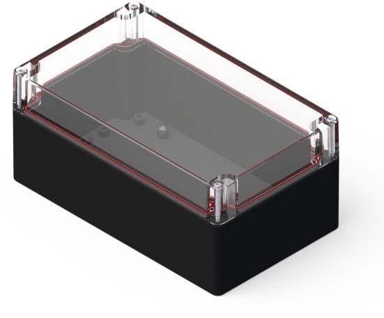 Serpac Electronic Enclosures-RB85P12C24B Boîtes, boîtiers et supports Black/Clear Polycarbonate Bracket Mount Watertight Enclosure	 <h4><strong>CALIFORNIA&nbsp;PROPOSITION</strong> ⚠️<strong>65&nbsp;WARNING</strong>⚠️</h4>