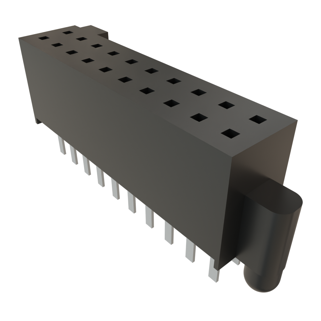 Samtec-SFM-110-03-S-D-A Connector Headers and PCB Receptacles Conn Socket Strip SKT 20 POS 1.27mm Solder ST Top Entry Thru-Hole TIGER EYE™ Tube