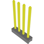 Conn Unshrouded Header HDR 4 POS 2mm Solder ST Top Entry Thru-Hole Bulk