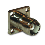 Conn TNC 0Hz to 11GHz 50Ohm Solder Cup ST Flange Mount RCP Gold