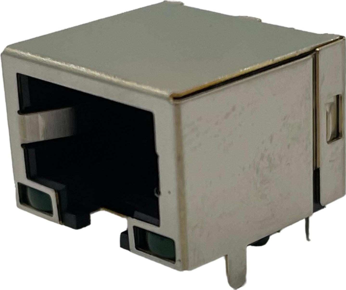 ADAM TECH-MTJ-88AAX1-FSV-L16 Steckverbinder, Telefon und Telekommunikation Conn RJ-45 F 8 POS 1.02mm Solder RA Thru-Hole 12 Terminal 1 Port Tray