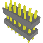 Conn Board Stacker HDR 12 POS 2.54mm Solder ST Top Entry Thru-Hole Bulk