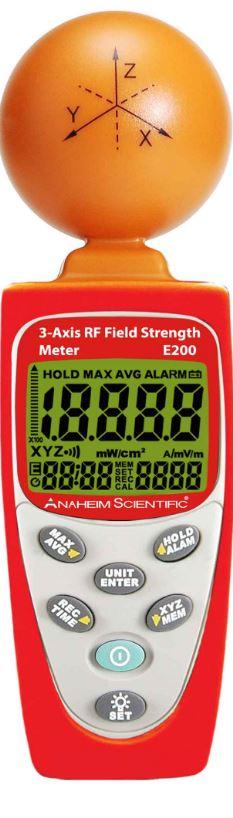 Cal Test Electronics-E200 null RF Field Strength Meter Handheld 9V