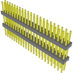 Conn Board Stacker HDR 44 POS 2.54mm Solder ST Top Entry Thru-Hole Bulk