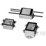 TE Connectivity-6609033-8 Starkstromleitungsfilter Power Line Filter 50Hz/60Hz 10A 250VAC Wire Lead Flange Mount