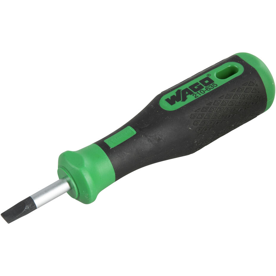 WAGO-210-635 Screwdrivers Operating tool, short version, Blade 6.5 x 1.2 mm