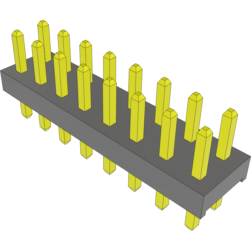 Samtec-MTMM-108-02-G-D-110 Steckverbinderleisten und Leiterplattenbuchsen Conn Unshrouded Header HDR 16 POS 2mm Solder ST Top Entry Thru-Hole Bulk