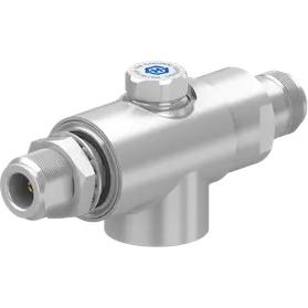 HUBER+SUHNER-3402.17.0044 RF-Steckverbinder Conn Type N Adapter 0Hz to 2500MHz 50Ohm ST F/F Gold