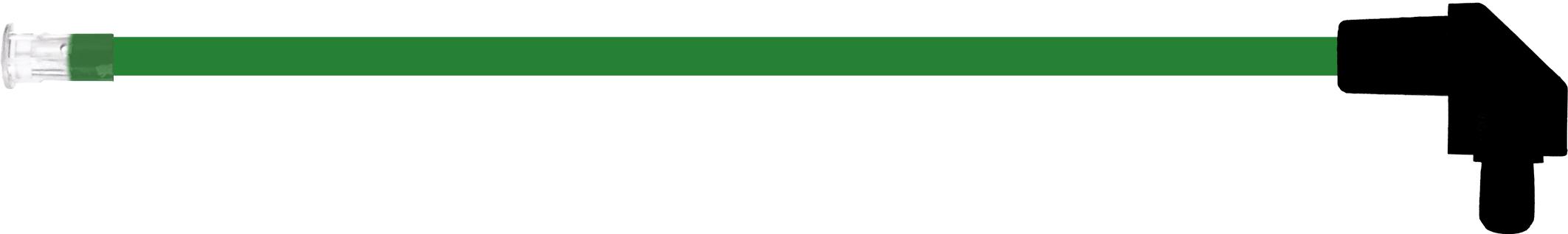 Bivar-SZR1-10.00-F4PBE-5 LED-Lichtleiter LED Light Pipe Round Green Flexible