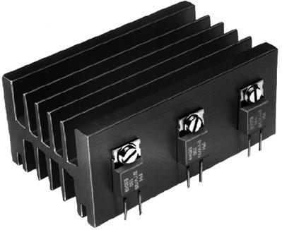 Fischer Elektronik-SK 112 100 SA 散热器 Heat Sink Passive Extruded Screw Mount 5.1°C/W Black Anodized