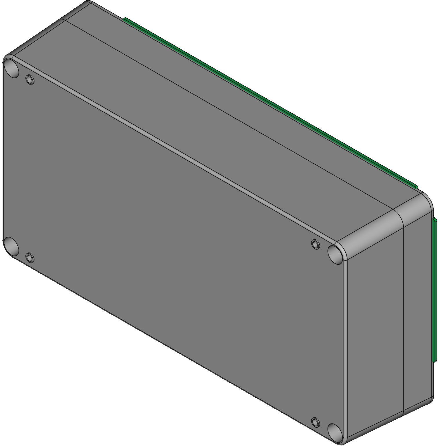 Hammond Manufacturing-RP1175C 箱、罩及架 Clear/Light Gray Acrylonitrile Butadiene Styrene Wall Mount Watertight Enclosure