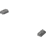 Cable Assembly Discrete Wire 0.203m 26AWG Wire to Board to Wire to Board 20 to 20 POS HDR-HDR Crimp-Crimp MINI MATE® Layer