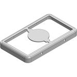 26.8 x 15.6 x 2.5mm Two-piece Drawn-Seamless RF Shield/EMI Shield FRAME (Nickel-Silver)