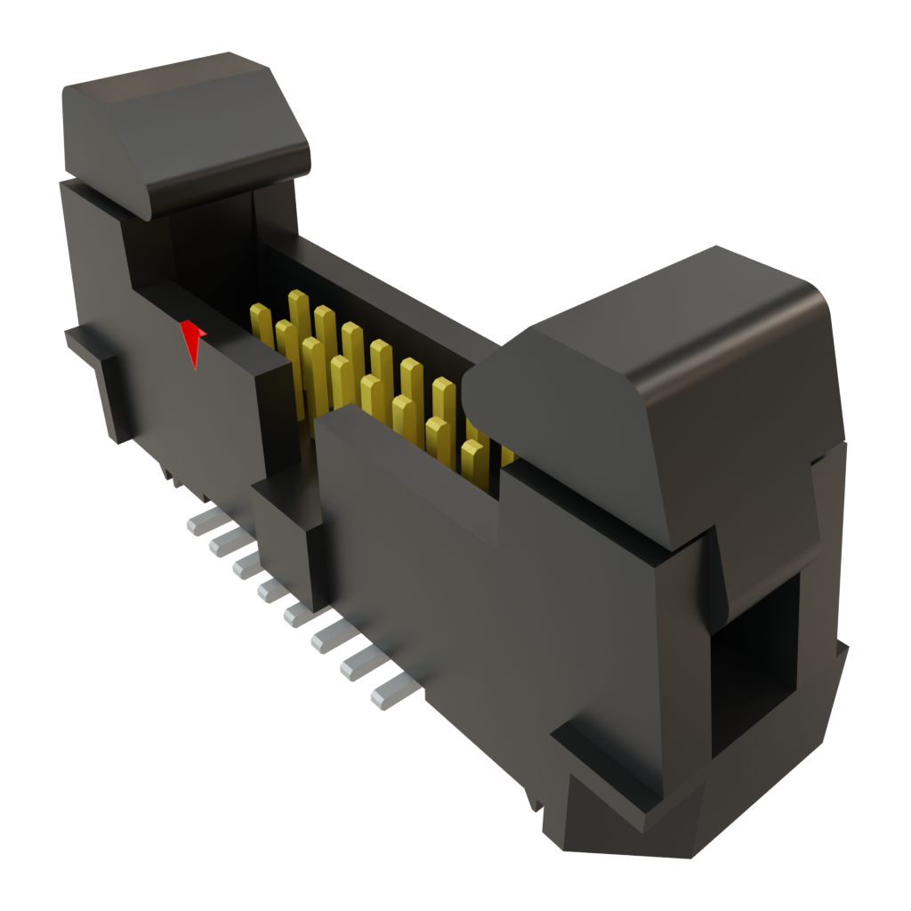 Samtec-EHF-108-01-L-D-SM-LC Steckverbinderleisten und Leiterplattenbuchsen Conn Ejector Header HDR 16 POS 1.27mm Solder ST Top Entry SMD Tube