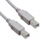 Assmann WSW components, Inc-AK673/2-1 USB Kabelbaugruppen Cable Assembly USB 1m USB Type B to USB Type B 4 to 4 POS PL-PL 24AWG/28AWG
