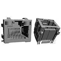 TE Connectivity-2-6339191-2 Raccordement téléphone et télécom Conn RJ-45 F 8 POS 1.01mm Solder RA SMD 12 Terminal 1 Port Cat 5 Reel