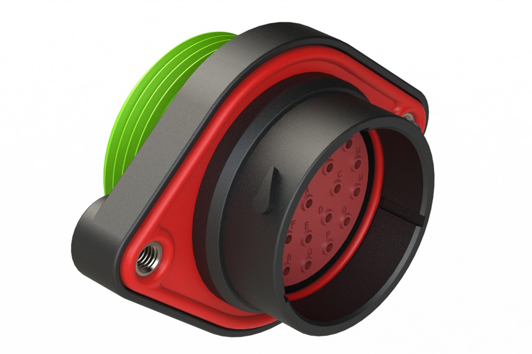 Amphenol-AHDP02-24-23PN-WTA Connector Circular Conn Circular PIN 23 POS Crimp ST Panel Mount 23 Terminal 1 Port DuraMate™ Box