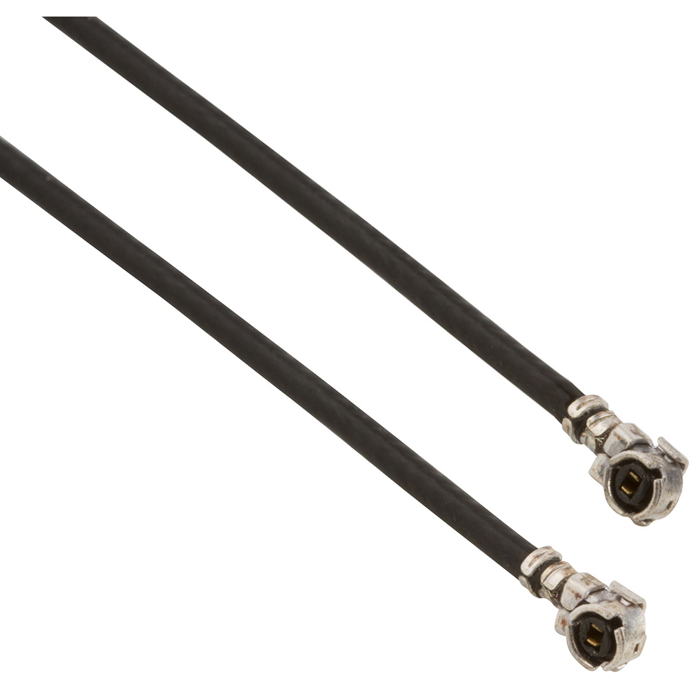 Amphenol RF-A-1PA-081-050B2 Cable Assembly Coaxial AMC Right Angle Plug to AMC Right Angle Plug on 0.81 mm Micro-cable 50 mm