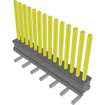 Conn Unshrouded Header HDR 14 POS 1.27mm Solder ST Top Entry SMD Tube