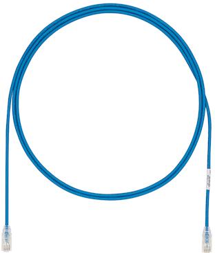 Panduit-UTP28X1BU null Cable Assembly 0.304m 28AWG RJ-45 to RJ-45 8 to 8 Straight to Straight Blue