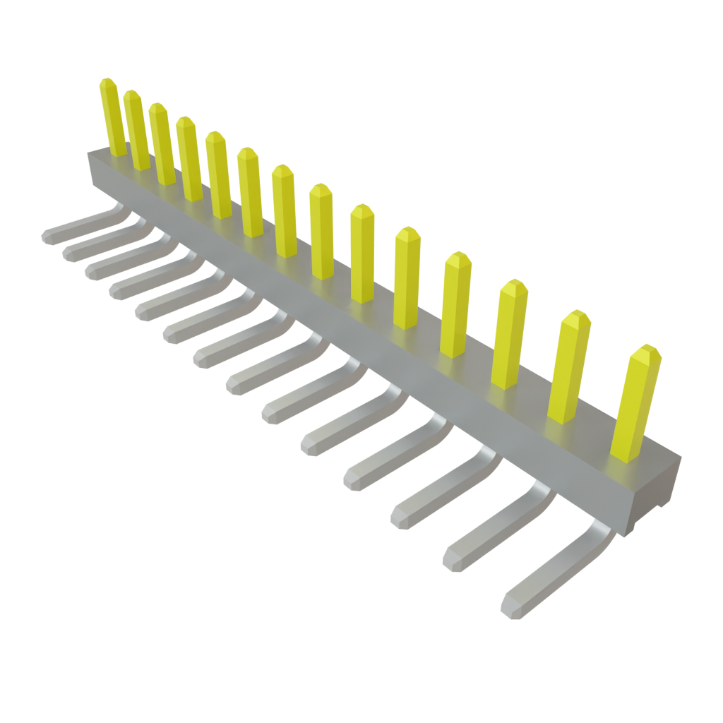 Samtec-TMM-114-01-L-S-RA Cabezales del conector y receptáculos PCB Conn Unshrouded Header HDR 14 POS 2mm Solder RA Side Entry Thru-Hole Bulk