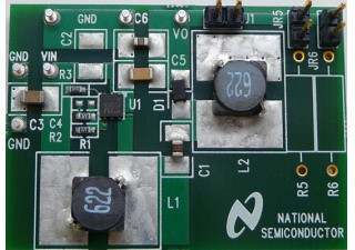 Texas Instruments-LM2735SD3.3EVAL Energiemanagement, Entwicklungsplatinen und -kits LM2735X DC to DC Converter and Switching Regulator Chip 3V to 24V Output Evaluation Board