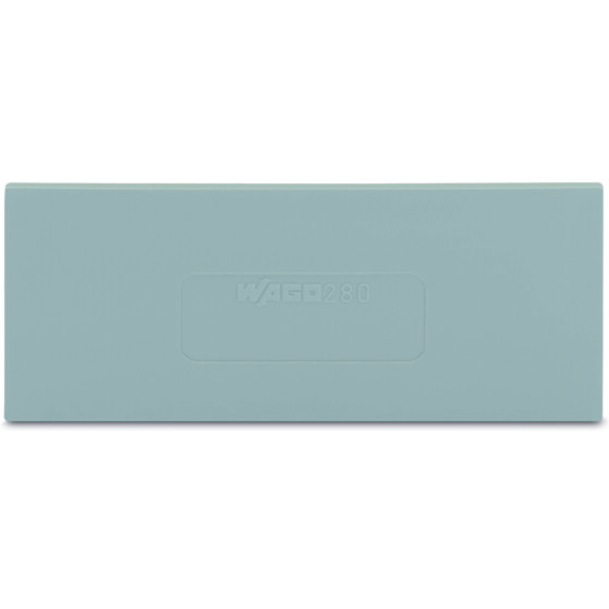 WAGO-280-344 Steckverbinderzubehör Connector Accessories Separator Plate Straight Polyamide 6/6 Gray Box