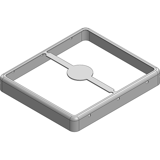 Masach Tech-MS382-10F null 38.2 x 33.3 x 5mm Two-piece Drawn-Seamless RF Shield/EMI Shield FRAME (CRS)