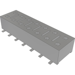Conn Socket Strip SKT 14 POS 2.54mm Solder ST Bottom Entry SMD Tube