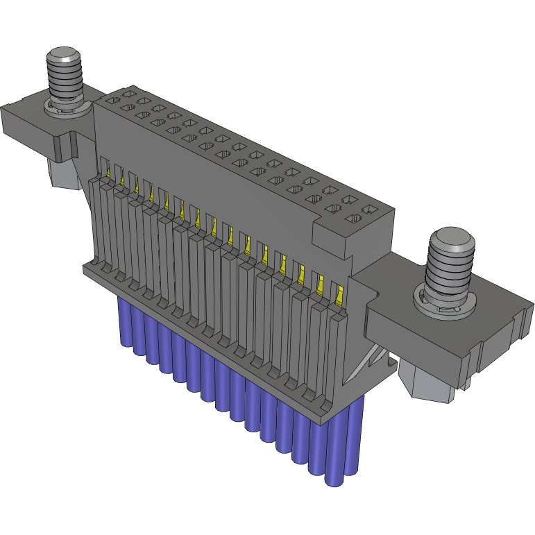 Samtec-SFSD-15-28-H-15.00-SS Andere Kabelbaugruppen Cable Assembly Discrete Wire 0.381m 28AWG Socket Strip 30 POS SKT Crimp TIGER EYE™ Bag