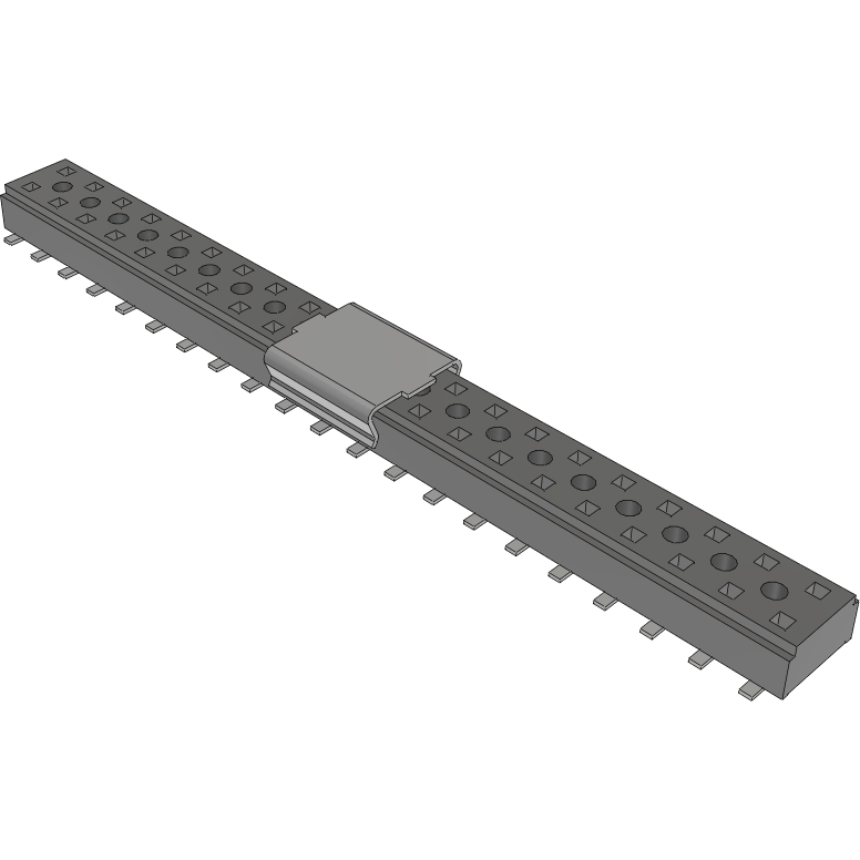 Samtec-CLT-121-02-L-D-P-TR Steckverbinderleisten und Leiterplattenbuchsen Conn Socket Strip SKT 42 POS 2mm Solder ST Top Entry SMD TIGER CLAW™ T/R