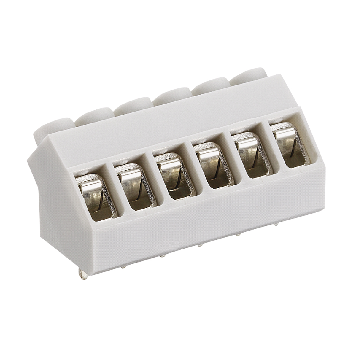 Lumberg-KRESW 06 Steckverbinder, Klemmenblöcke Conn Terminal Block 6 POS 5mm Solder Thru-Hole 15A Bulk