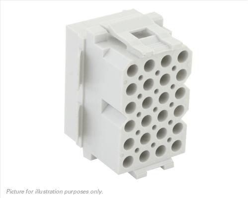 SOURIAU-SMS24R-3 Steckverbinder, rechteckig Conn Rectangular F 24 POS ST Panel Mount