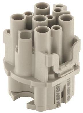 HARTING-09155123101 Raccordement rectangulaire Han F+B 4/4 Hybrid without Ethernet Female Insert