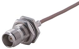 HUBER+SUHNER-24_TNC-50-2-29/133_NH RF-Steckverbinder Conn TNC 0Hz to 11GHz 50Ohm Crimp ST Cable Mount F Gold Over Nickel Bulk