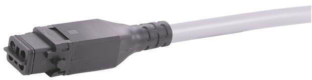 HARTING-33400100202010 Montajes de cables, otros Cable Assembly Round Copper Cable 1m 14AWG Rectangular 4 POS F