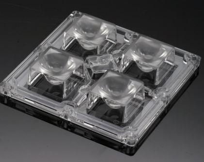 LEDIL OY-CS15767_HB-2X2MX-8-M Optical Lenses Square Optical Lens Clear Screw Box