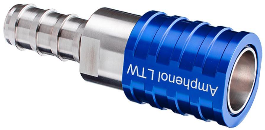 Amphenol-SQD-08SBEN-PBE001 Accessori per la gestione termica Thrml Mgmt Access Liquid Cooling Socket Blue Staniless Steel