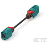 TE Connectivity-2081390-2 Kabelbaugruppen Koaxial Cable Assembly Coaxial 0.6m FAKRA to FAKRA F-F Bag