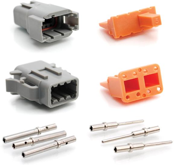 Amphenol-ATM8PS-CKIT Juegos de componentes Kit, Atm Series, 8 Position Plug, Receptacle, Contacts, And Wedgelocks