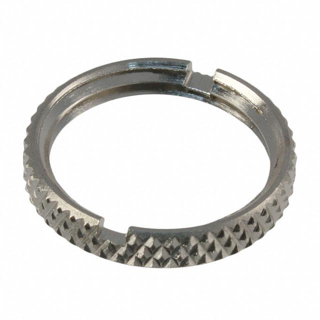 Winchester Interconnect-364KNT Steckverbinderzubehör Connector Accessories Knurled Nut Straight Brass Nickel