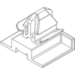 Connector Accessories Mounting Kit Polyamide 6/6 Black