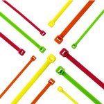 Cable Ties, Standard Locking Nylon 6/6 Orange 48mm 222N