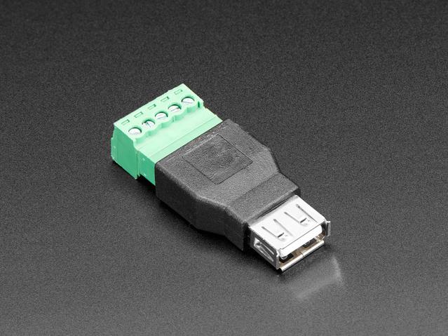 Adafruit Industries-3629 连接器 － 其他 Conn USB Type A/Terminal Block F/F ST