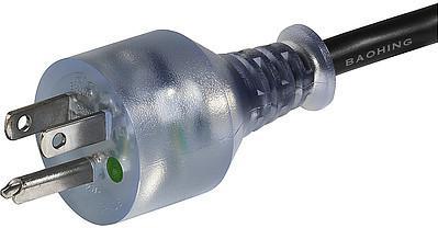 SCHURTER-6051.2181 Cable Assembly AC Power US Power Supply Cord Hospital Grade With IEC Connector C13, V-Lock