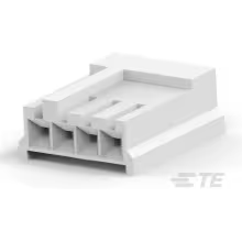 TE Connectivity-171822-4 Custodia filo connettore dedicato Conn Housing RCP 4 POS 2.5mm Crimp ST Cable Mount Natural Bag