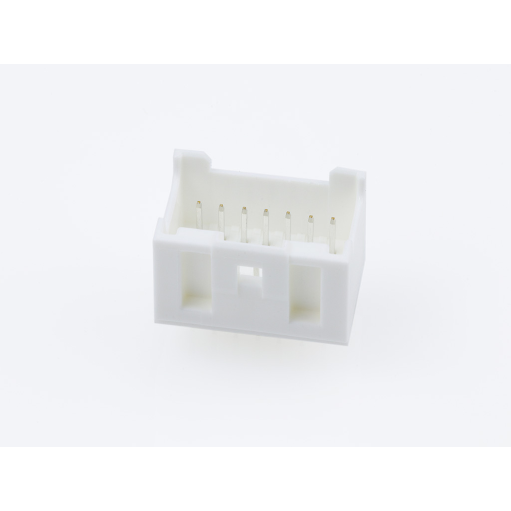 Molex-55917-1410 Connector Headers and PCB Receptacles Conn Shrouded Header (4 Sides) HDR 14 POS 2mm Solder ST Thru-Hole MicroClasp Tray