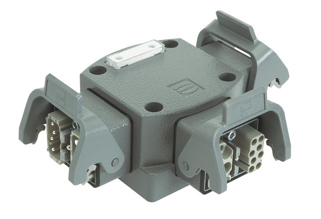 HARTING-09120084760 电源连接器 Han Power T Modular Twin