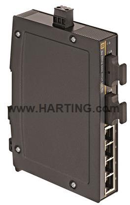 HARTING Technology Group-24030042200 Ethernet Switches Ethernet Switch 4-Port 100Mbps